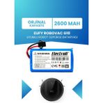 Electroll Eufy Robovac G10 Uyumlu Batarya (Orjinal Kapasite) 2600MAH Pil Robot Süpürge Bataryası Değişimi