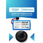 Electroll Eufy Robovac G30 Uyumlu Batarya (Orjinal Kapasite) 2600MAH Robot Süpürge Batarya Değişimi