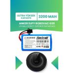 Electroll Eufy Robovac G30 Uyumlu Batarya (Ultra Yüksek Kapasite) 3200MAH Robot Süpürge Batarya Değişimi