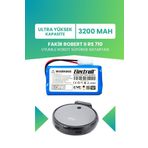 ELECTROLL Fakir Robert Iı Rs 710 Uyumlu Batarya (ULTRA YÜKSEK KAPASİTE) 3200mah Pil Robot Süpürge Bataryası