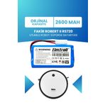 ELECTROLL Fakir Robert Iı Rs720 Uyumlu Batarya (ORJİNAL KAPASİTE) 2600mah Pil Robot Süpürge Bataryası 41004400