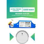 Electroll Grundig Vcr 2131 Uyumlu Batarya (Ultra Yüksek Kapasite) 3200MAH Pil Robot Süpürge Bataryası Değişimi