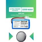 Electroll Ilife A4 Uyumlu Batarya (Ultra Yüksek Kapasite) 3200MAH Robot Süpürge Bataryası Değişimi