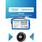 Electroll Ilife A9 Uyumlu Batarya (Orjinal Kapasite) 2600MAH Robot Süpürge Bataryası Değişimi