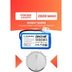 Electroll Irobat Queen Uyumlu Batarya (Yüksek Kapasite) 2800MAH Pil Robot Süpürge Batarya Değişimi