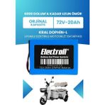 Electroll Kral Dophin-L Batarya (Standart Kapasite) Lifepo4 72V 20AH Elektrikli Motosiklet Bataryası