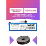 Electroll Kyvol Cybovac S31 Uyumlu Batarya (Maksimum Kapasite) 7000MAH Pil Robot Süpürge Bataryası Değişimi