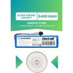 Electroll Lenovo T1 Pro Uyumlu Batarya (Ultra Yüksek Kapasite) 6400MAH Pil Robot Süpürge Bataryası Değişimi