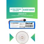 Electroll Lenovo T1 Uyumlu Batarya (Ultra Yüksek Kapasite) 6400MAH Pil Robot Süpürge Bataryası Değişimi