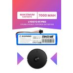 Electroll Lydsto R1 Pro Uyumlu Batarya (Maksimum Kapasite) 7000MAH Pil Robot Süpürge Bataryası Değişimi
