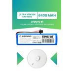 Electroll Lydsto R1 Vacuum Uyumlu Batarya (Ultra Yüksek Kapasite) 6400MAH Pil Robot Süpürge Bataryası Değişim
