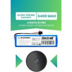 Electroll Lydsto S1 Pro Batarya (ULTRA YÜKSEK KAPASİTE) Uyumlu 6400mah Pil Akıllı Robot Süpürge Batarya Değişimi