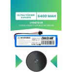 Electroll Lydsto S1 Uyumlu Batarya (Ultra Yüksek Kapasite) 6400MAH Pil Robot Süpürge Bataryası Değişimi