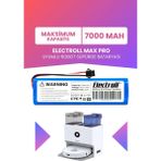 Electroll Max Pro Uyumlu Batarya (Maksimum Kapasite) 7000MAH Pil Robot Süpürge Bataryası Değişimi