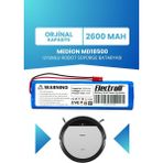 Electroll Medion MD18500 Uyumlu Batarya (Orjinal Kapasite) 2600MAH Pil Robot Süpürge Bataryası Değişimi