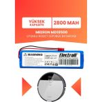 Electroll Medion MD18500 Uyumlu Batarya (Yüksek Kapasite) 2800MAH Pil Robot Süpürge Bataryası Değişimi