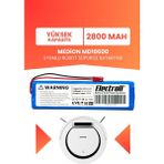 Electroll Medion MD18600 Uyumlu Batarya (Yüksek Kapasite) 2800MAH Pil Robot Süpürge Bataryası Değişimi