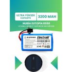 Electroll Nubia Eutopia R550 Uyumlu Batarya (ULTRA YÜKSEK KAPASİTE) 3200mah Pil Robot Süpürge Batarya Değişimi