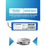 Electroll Philips XU3000/02 Homerun 3000 Serisi Batarya (Orjinal Kapasite) 5200MAH Robot Süpürge Pili