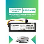 Electroll Philips XU3000/02 Homerun 3000 Serisi Batarya (Ultra Yüksek Kapasite) 6400MAH Robot Süpürge Pili