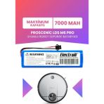 Electroll Proscenic Lds M6 Pro Uyumlu Batarya (Maksimum Kapasite) 7000MAH Pil Robot Süpürge Bataryası Değişimi
