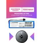 Electroll Proscenic M7 Pro Uyumlu Batarya (Maksimum Kapasite) 7000MAH Pil Robot Süpürge Bataryası Değişimi