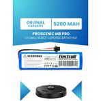 Electroll Proscenic M8 Pro Uyumlu Batarya (Orjinal Kapasite) 5200MAH Pil Robot Süpürge Bataryası Değişimi