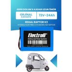 Electroll Regal Raptor K3 Uyumlu Batarya (Standart Kapasite) Lifepo4 72V 24AH Elektrikli Otomobil Bataryası