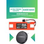 Electroll Roborock E4 Uyumlu Batarya (Ultra Yüksek Kapasite) 6400MAH Kutulu Robot Süpürge Bataryası Değişim