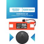 Electroll Roborock Q5 Uyumlu Batarya (Orjinal Kapasite) 5200MAH Pil Kutulu Robot Süpürge Bataryası Değişimi