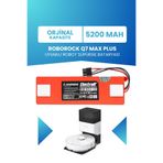 Electroll Roborock Q7 Max Plus Uyumlu Batarya (Orjinal Kapasite) 5200MAH Robot Süpürge Bataryası Değişimi