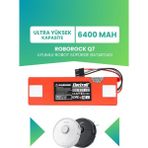 Electroll Roborock Q7 Uyumlu Batarya (Ultra Yüksek Kapasite) 6400MAH Kutulu Robot Süpürge Bataryası Değişimi