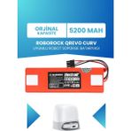Electroll Roborock Qrevo Curv Uyumlu Batarya (Orjinal Kapasite) 5200MAH Pil Robot Süpürge Batarya Değişimi