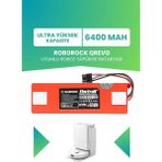 Electroll Roborock Qrevo Uyumlu Batarya (Ultra Yüksek Kapasite) 6400MAH Kutulu Robot Süpürge Pil Değişimi