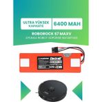 Electroll Roborock S7 Maxv Uyumlu Batarya (Ultra Yüksek Kapasite) 6400MAH Kutulu Robot Süpürge Pil Değişimi