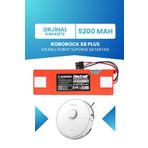 ELECTROLL Roborock S8 Plus Uyumlu Batarya (ORJİNAL KAPASİTE) 5200mah Kutulu Robot Süpürge Pil Değişimi