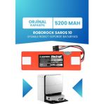 Electroll Roborock Saros 10 Uyumlu Batarya (Orjinal Kapasite) 5200MAH Pil Robot Süpürge Batarya Değişimi