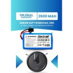 Electroll Robovac 35c Uyumlu Batarya (ORJİNAL KAPASİTE) 2600mah Pil Robot Süpürge Batarya Değişimi