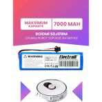 Electroll Roidmi SDJ01RM Uyumlu Batarya (Maksimum Kapasite) 7000MAH Pil Robot Süpürge Bataryası Değişimi
