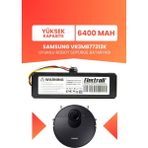 Electroll Samsung VR3MB77312K Uyumlu Batarya (Ultra Yüksek Kapasite) 6400MAH Robot Süpürge Bataryası Değişimi