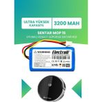 Electroll Sentar Mop 1s Uyumlu Batarya (Ultra Yüksek Kapasite) 3200MAH Pil Robot Süpürge Bataryası