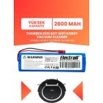 Electroll Thorben Digi Bot Wifi Robot Vacuum Cleaner Uyumlu Batarya (Yüksek Kapasite) 2800MAH Robot Süpürge Bataryası Değişimi