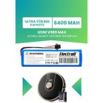 Electroll Uoni V980 Max Uyumlu Batarya (Ultra Yüksek Kapasite) 6400MAH Kutulu Robot Süpürge Pil Değişimi