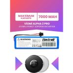 Electroll Viomi Alpha 2 Pro Uyumlu Batarya (Maksimum Kapasite) 7000MAH Pil Robot Süpürge Bataryası Değişimi