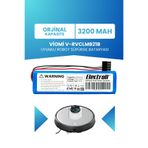 ELECTROLL Viomi V-rvclmb21b Uyumlu Batarya (ORJİNAL KAPASİTE) 3200mah Pil Robot Süpürge Bataryası Değişimi