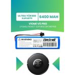 Electroll Viomi V5 Pro Uyumlu Batarya (ULTRA YÜKSEK KAPASİTE) 6400MAH Pil Robot Süpürge Batarya Değişimi - 1 Adet