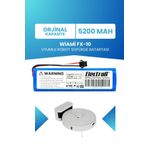ELECTROLL Wiami Fx-10 Uyumlu Batarya (ORJİNAL KAPASİTE) 5200mah Pil Robot Süpürge Bataryası Değişimi
