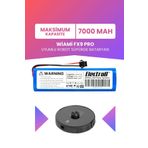 Electroll Wiami Fx9 Pro Uyumlu Batarya (Maksimum Kapasite) 7000MAH Pil Robot Süpürge Bataryası Değişimi