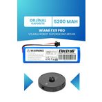 ELECTROLL Wiami Fx9 Pro Uyumlu Batarya (ORJİNAL KAPASİTE) 5200mah Pil Robot Süpürge Bataryası Değişimi