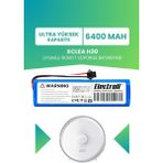 Electroll Xclea H30 Uyumlu Batarya (ULTRA YÜKSEK KAPASİTE) 6400MAH Pil Robot Süpürge Batarya Değişimi - 1 Adet